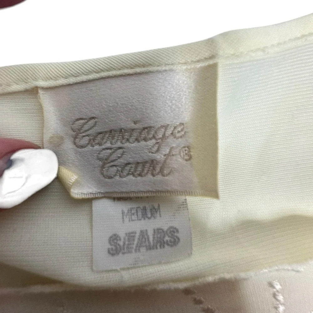 Vintage 80’s Carriage Court by Sears Embroidered Nightgown m - Picture 8 of 11